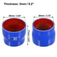 thumbnail image 3 of 80-90mm 3.15"-3.54" ID Straight Silicone Reducer Hose Coupler Intercooler Tube for Car Intake Piping, 3 of 6