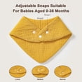 thumbnail image 4 of 10 Pack Muslin Baby Bibs, Soft Cotton Triangular Baby Bandana Drool Bibs for Unisex Boys Girls, Baby Essentials, 10 Solid Colors Set for Teething Drooling, 4 of 9