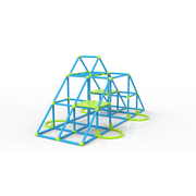 Eezy Peezy MEGA Pyramid Monkey Bar Climbing Tower - Ages 3-8