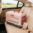 thumbnail image 4 of Foldable Large Soft Sided Pet Carrier for Travel and Airline, Portable Dog Cat Crate with Car Safety Strap Loops, Airline Approved Kennel with Carry Handles for Easy Transport, 4 of 5