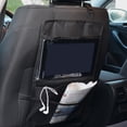 thumbnail image 4 of Houderco 2Ud Organizador De Asiento Para Auto Negro Con Múltiples Bolsillos Para Guardar Teléfono Y Objetos Pequeños, 4 of 8