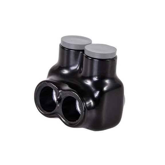 Polaris Multitap Connector, Aluminum, Gray, Hex, 2 Port ITG-1B