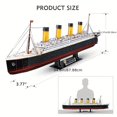 thumbnail image 2 of 3D Puzzles For Adults LED Titanic Ship Model Toys Lighting Building Kits Home Decoration Gifts, 2 of 4