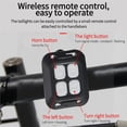 thumbnail image 4 of USB Charging Waterproof Bicycle Turn Tail Light Turn Signal Bicycle Signal with Remote Controller for Night Cycling, 4 of 9