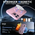 thumbnail image 4 of Dteck Magnetic Shockproof for iPhone 16 Plus Case with Kickstand, Rugged Protective Cover with MagSafe Compatibility, Textured Grip, and Built-in Stand, Pink, 4 of 7