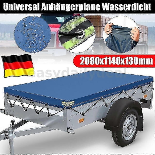208 X 114 X 13 Cm Trailer Flat Tarpaulin For Hardware Store Trailer Tarpaulin Car Trailer