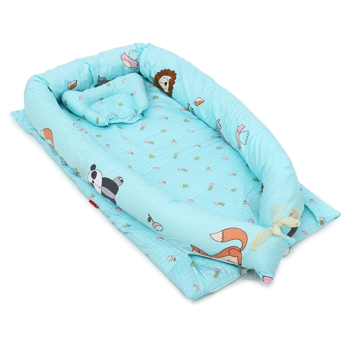 Baby Nest Cot Snuggle Portable Bed Pillow Matress Surround Pillow Warm