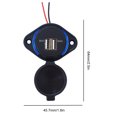 thumbnail image 2 of Cargador Dual USB Car QC3.0 Socket para ATV Caravan (Dual QC3.0) Azul, 2 of 9