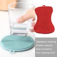 thumbnail image 3 of Toystoory Cepillo multifuncional Antiadherente Cocina Fregador Vajilla Limpieza Herramienta Forma Cocina y Comedor Rojo 12.5x7x1.5 cm, 3 of 6