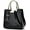 Black, variant on Glossy Patent Leather Women Handbag Shiny Shoulder Bag Evening Purse Style Top-Handle Bag Crossbody Satchel Party