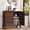 1door 3drawers-Brown, variant on HLR Modern 32" Accent Cabinet 3 Drawers & Door, Wood Sideboard with Storage for Living Room Navy Blue