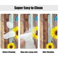 thumbnail image 4 of Card Table Covers Fitted Square 34x34 with Elastic Outdoor Tablecloth Square Elastic Tablecloths for Tables Waterproof Wipeable Table Cloths for Indoor,Picnic,Kitchen,Dinner, 4 of 4