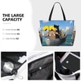 thumbnail image 3 of Fotbe Two Brave Cats Are Floating On The Sea Iceberg Pattern Water-Resistant Beach Travel Bag - Large Capacity Tote with 7 Pockets, Lightweight Design for Women & Men, Perfect for Beach, Pool & Gym, 3 of 7