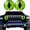 7, variant on Car Stickers,Beast Eyes Headlight Decals Pair,Funny Car Decals,Off Road Vehicles Light Stickers