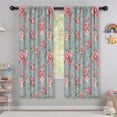 thumbnail image 5 of Blackout Kids Curtains,Pioneer Flower Floral Print Pattern Childrens Insulated Curtains Set Of 2,Bedroom Essentials,Toddler Room Decor 42"x63", 5 of 5