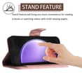 thumbnail image 3 of for Samsung Galaxy A15 Wallet Case, Elegant Card Holder Cash Slot PU Leather Kickstand Shoulder Strap Shockproof Protective Flip Women Girls Case Cover for Samsung Galaxy A15, Coralpink, 3 of 6