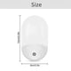 thumbnail image 5 of Plug in Night Light LED Night Light Lamp EU Plug, 5 of 5
