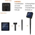 thumbnail image 4 of Solar ,72FT 200 LED 8 Modes Solar Powered Christmas Lights Outdoor Waterproof Fairy Lights for Garden Party Wedding Xmas Tree, 4 of 7