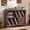 Brown Walnut, variant on Large Record Player Stand with Vinyl Storage Up to 450 Albums, 39 Inch Green Vinyl Records Storage Cabinet with Barn Doors, Mid-Century Accent Turntable Stand for Living Room