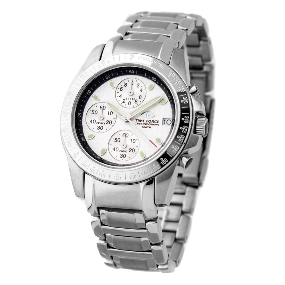 Time Force - WATCH TIME FORCE STEEL WHITE SILVER MAN TF2513M-03M ...