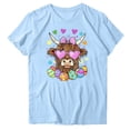 thumbnail image 1 of Camisetas de Manga Larga de las Mujeres con Estampado de Pascua, Cuello Redondo Suelto Casual Top para el Uso Diario de Primavera, 1 of 5