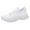 White, variant on nsendm Womens Walking Shoes Lightweight Comfortable Casual Slip On Fashion Sneakers Platform Sneakers for Women Fashion White 40