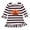 Brown, variant on Toddler Girls Long Sleeve Thanksgiving Turkey Print Striped Dress Princess Dress For Kids Babys Girls Junior Dresses
