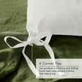 thumbnail image 6 of Regency Heights Cal King Duvet Cover Set, Soft Washed Pleated Duvet Cover Cal King, 3-Piece Bedding Set with Pillow Shams, Olive Green, 6 of 11