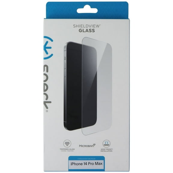 Speck ShieldView Glass Screen Protector for Apple iPhone 14 Pro Max - Clear