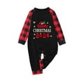 thumbnail image 2 of enyan Christmas Pjs for Family Cartoon Santa Print Long-Sleeve Tops with Pants Sleepwear Set for Couples Kids Baby, 2 of 4