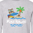 thumbnail image 4 of Inktastic Maui Hawaii Cute Vacation Long Sleeve Youth T-Shirt, 4 of 5