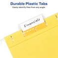 thumbnail image 4 of Avery Hanging File Folder Tabs, 1/5 Cut, 6-Pack, 120 Total (36727), 4 of 5