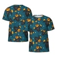 thumbnail image 7 of Halloween Mens T-Shirts, halloween pumpkins scarecrow Short Sleeve Crew Neck Soft T Shirts for Man Halloween Party Costume, 7 of 7