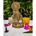 thumbnail image 7 of Wonder Care Lord Krishna Cow 9” Aluminum Sculpture, 7 of 7