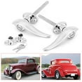 thumbnail image 4 of Poignée de Voiture, Poignée de Porte Extérieure, Ensemble de Serrure de Porte en Acier Inoxydable Poignée de Porte de Voiture Compatible avec 3 Fenêtres Coupé 1932-1934 Réparation de Voiture, 4 of 8