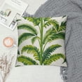 thumbnail image 2 of COMIO  Tropical Leaves Throw Pillow Covers Green Palm Leaf Decorative Pillow Cases Outdoor Cushion Covers for Sofa Couch Garden Home Decor, 2 of 5