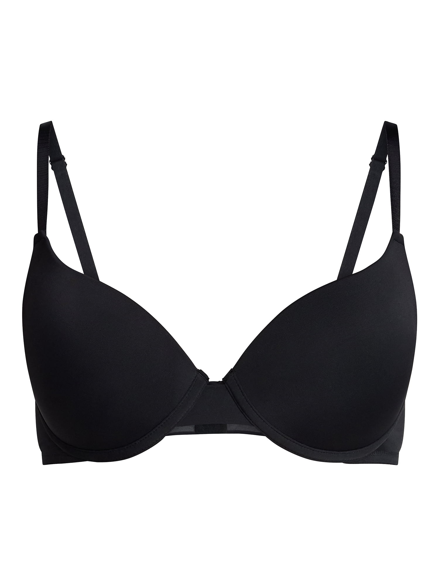 No Boundaries Women’s Smooth Micro Push Up Bra, Sizes 34AA-42DD