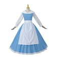 thumbnail image 6 of Belle Blue Maid Princess Gown – Elegant French-Inspired Ball Dress, 6 of 13