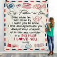 thumbnail image 3 of Personalized to My Mom Blanket from Daughter Son Love Letter Mail to Mom Birthday Mothers Day Christmas Customized Fleece Sherpa Blanket Blankets, 3 of 5