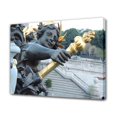 thumbnail image 1 of Póster en lienzo de la escultura del puente de Alejandro III, decoración para dormitorio, paisaje deportivo, decoración para oficina, regalo, estilo marco, 20 x 30 cm, 1 of 8