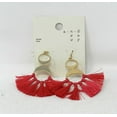 thumbnail image 1 of A New Day Nickel Free Dangle Earrings Fuchsia 1 Pair, 1 of 1