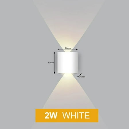 

LIGJUN Versatile Stylish Modern Durable and Energy Efficient Nordic Black and White Aluminum LED Wall Lamp with IP65 Rating for Indoor and Outdoor Use in Stairs Bedroom Bedside and