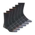thumbnail image 1 of Calcetines Skechers Work Crew para hombre, paquete de 6, color carbón, tallas 10-13, 1 of 6
