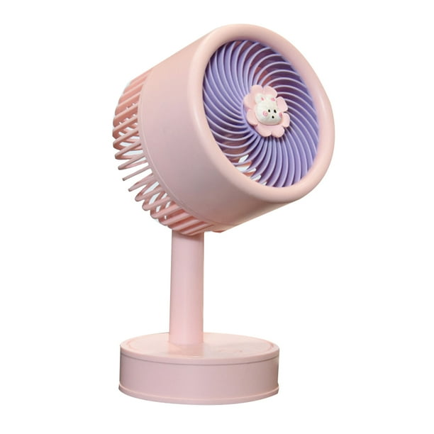 Ventiladores de escritorio USB pequeños y silenciosos: mini ventilador de escritorio lindo, ventiladores de mesa personales portátiles giratorios