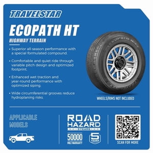 Travelstar EcoPath H/T LT235/75R15 6Ply Load Range C 104R All Season Highway Terrain SUV Light Truck Tire 235/75/15(Tire Only) Sansujyuku sansujyuku.com