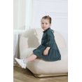 thumbnail image 5 of Happy Town Toddler Baby Girls Dress 6M-4T Fall Winter Long Sleeve Dress Lantern Solid Color Girls Clothes, 5 of 9