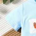 thumbnail image 5 of MEZZALL Toddler Boy Short Set Little Boy Clothes Casual CrewNeck Short Sleeve T-Shirt and Short Sets Summer Outfits 6M-4T, 5 of 6