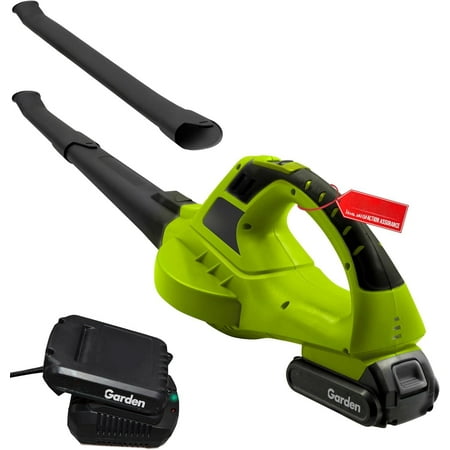 UltraStorm Leaf Blower Cordless Electric, 130 MPH 20 V Powerful Motor, 2 Speed Levels, 1hr Charge, Lightweight, Blowers for Lawn Care, Battery Powered Blower for Snow