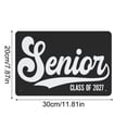 thumbnail image 3 of Senior 2027 Tin Sign, Class Of 2027 Last First Day Graduation Photo Prop Metal Wall Decor With Vintage Design, For Bedroom Dorm Room Senior Celebration Party Decoration, 3 of 7