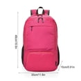 thumbnail image 4 of Sonducket al aire libre Plegable Impermeable Empacable Senderismo Mochilero Deporte Pesca Ciclismo portátil para púrpura Envolturas para manijas de equipaje Rosa roja Sonducket AP011406-07, 4 of 6